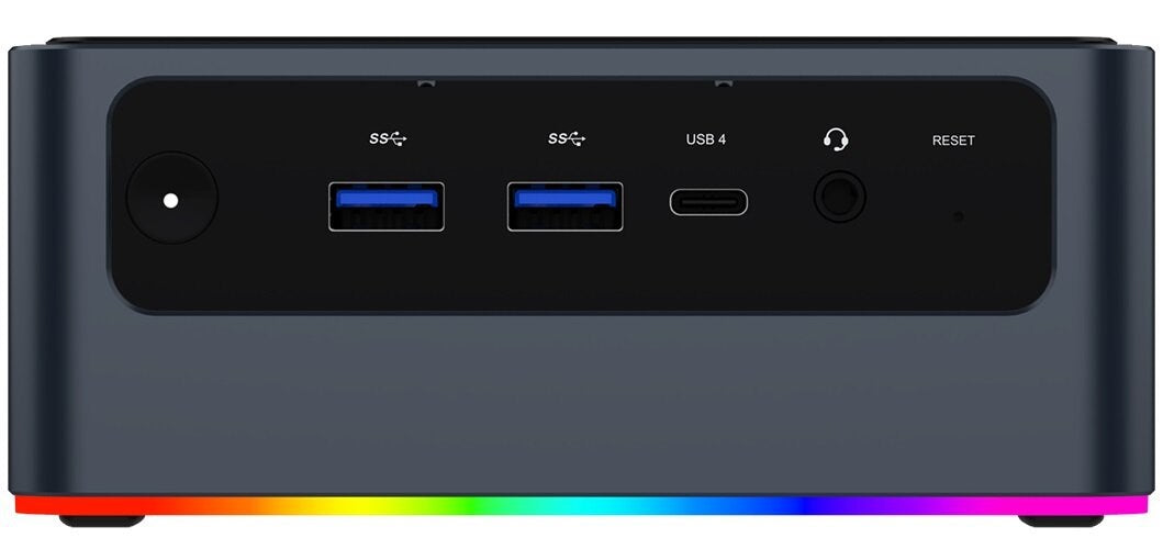 Мини компютър Qoobe U155H Core Ultra 7 155H/16GB/SSD 512GB/Win 11 Pro черен (брандиран като Morefine)