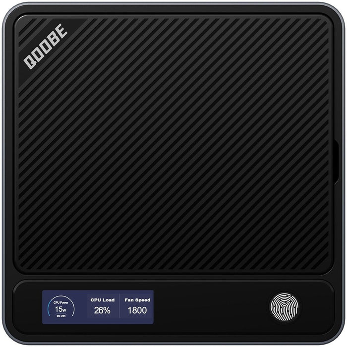 Мини компютър Qoobe U155H Core Ultra 7 155H/16GB/SSD 512GB/Win 11 Pro черен (брандиран като Morefine)