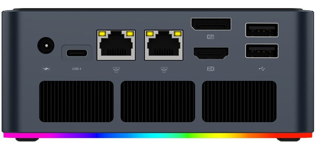 Мини компютър Qoobe U155H Core Ultra 7 155H/16GB/SSD 512GB/Win 11 Pro черен (брандиран като Morefine)