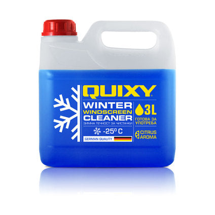 ЗИМНА ТЕЧНОСТ ЗА ЧИСТАЧКИ -25C 3L ГОТОВА ЗА УПОТРЕБА QUIXY