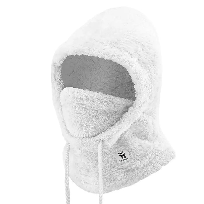 Qunature Arctic Velvet Ski Balaclava Размер L - Бяла