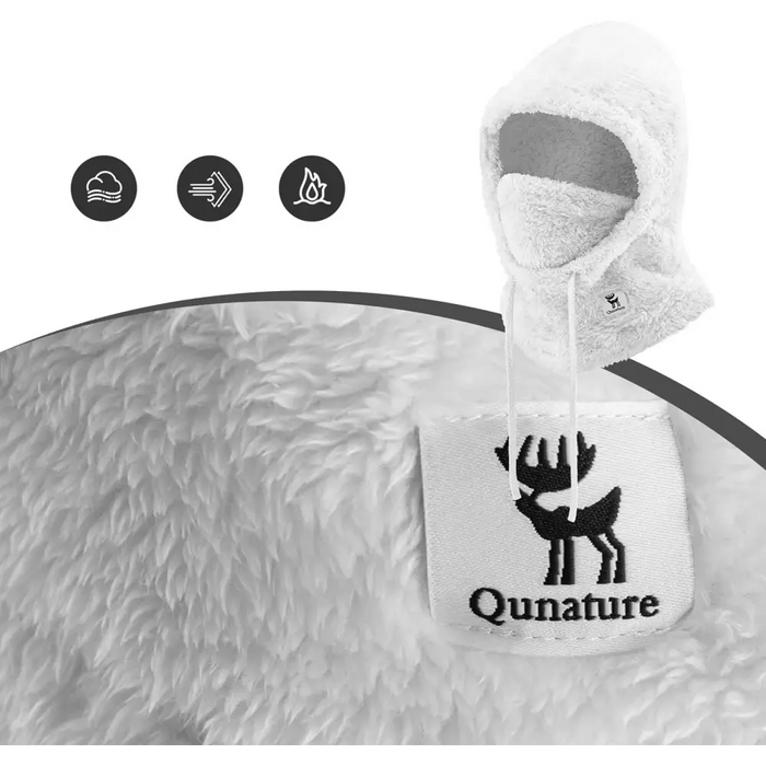 Qunature Arctic Velvet Ski Balaclava Размер M - Бяла
