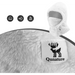 Qunature Arctic Velvet Ski Balaclava Размер M - Бяла