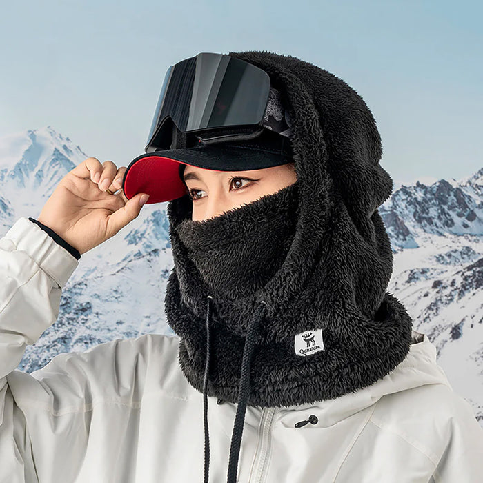 Qunature Arctic Velvet Ski Balaclava Размер L - Черен