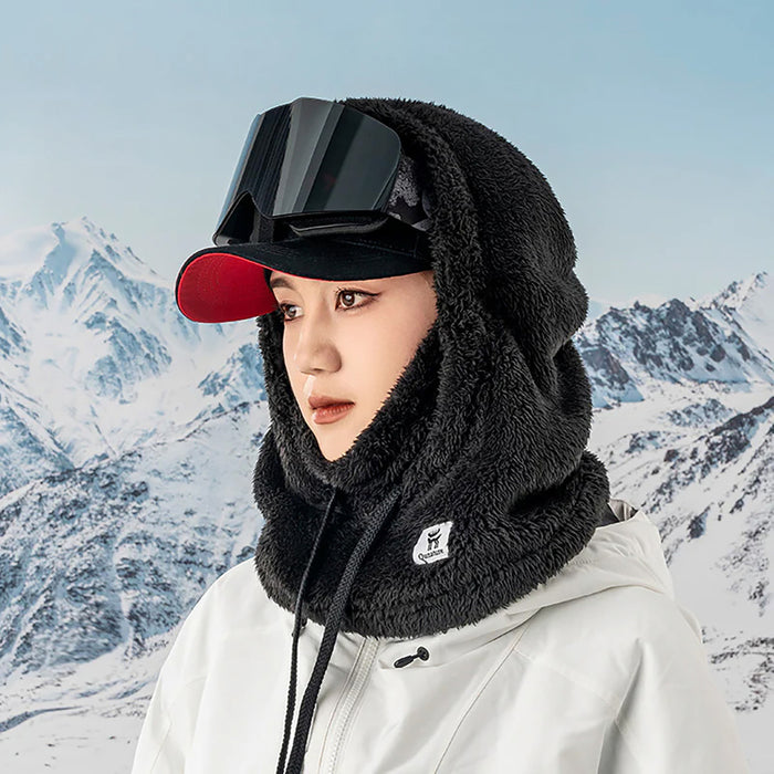 Qunature Arctic Velvet Ski Balaclava Размер L - Черен