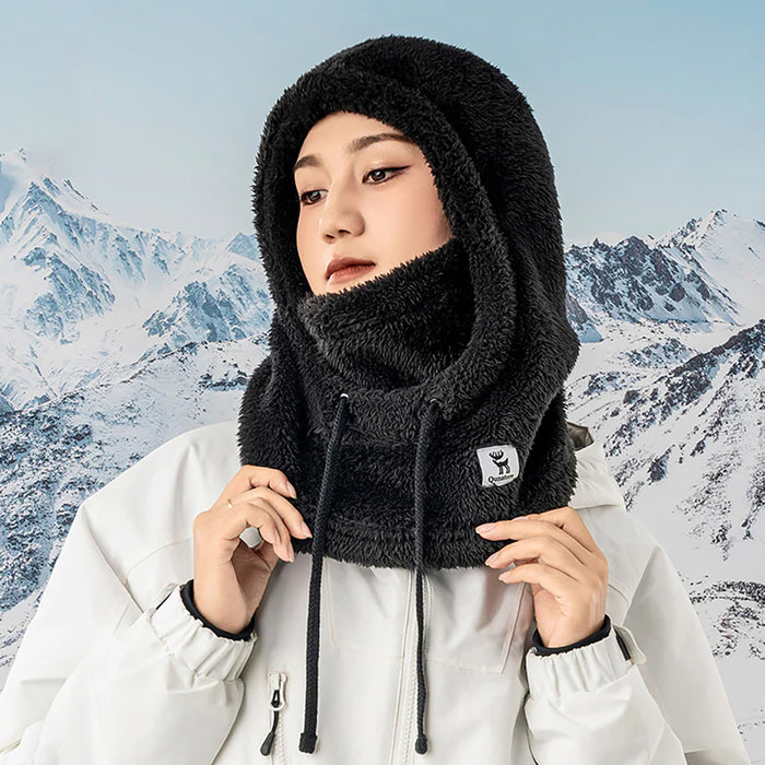 Qunature Arctic Velvet Ski Balaclava Размер L - Черен