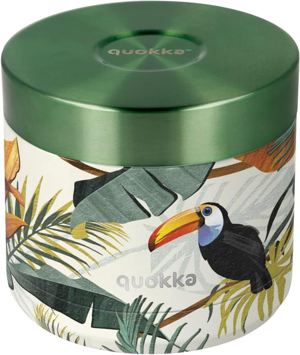 Термобуркан за храна Quokka Whim - Tropical, 600 ml