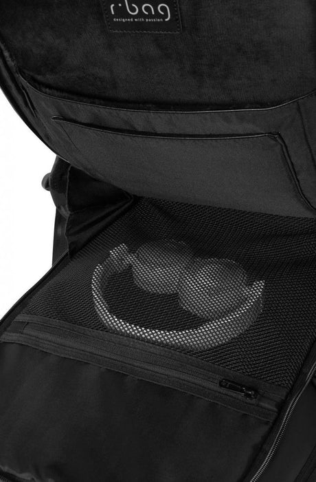 Бизнес раница за лаптоп R-bag - Hold Black