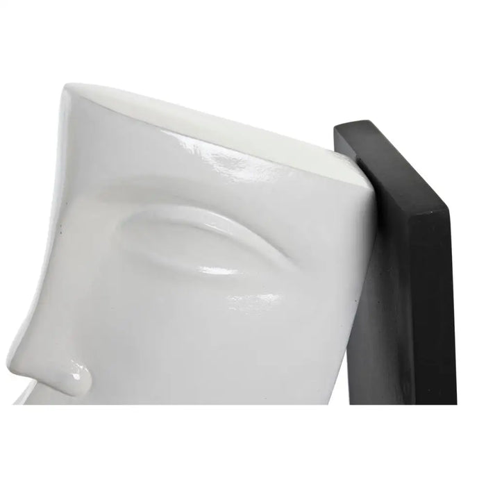 Raamatutugi DKD Home Decor Бял Златен Смола Модерен Лице