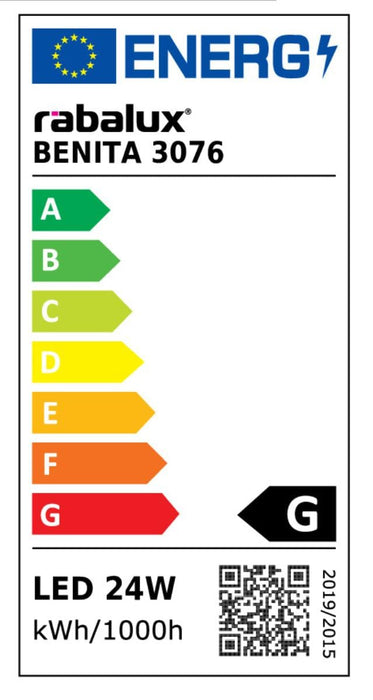 LED ПЛАФОН BENITA 24W С ШАРКА