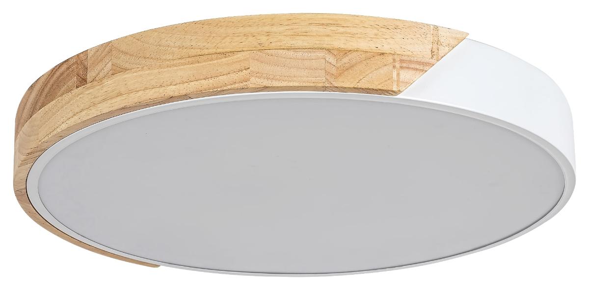 LED ПЛАФОН MAPLE 24W 1760LM БЯЛ ДЪРВО
