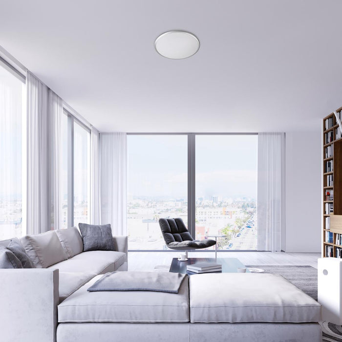 LED ПЛАФОН ENGON 24W 1620LM D38 СРЕБЪРЕН