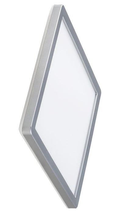 LED ПЛАФОН LAMBERT 15W 25X25 IP44 СРЕБРО