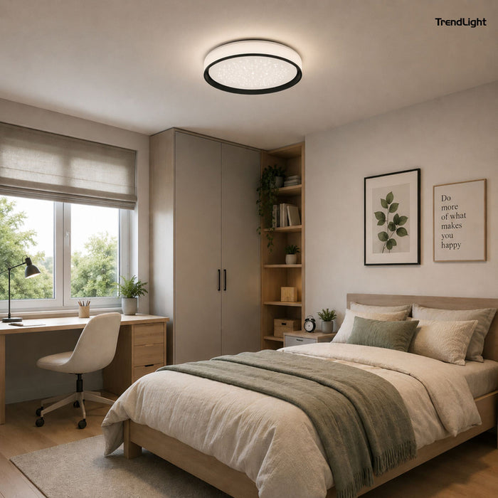 LED ПЛАФОН 30W CCT 48CM 2500LM ДИСТАНЦИОННО УПРАВЛЕНИЕ RABALUX LIRIOPE