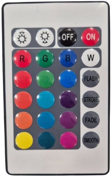LED декоративна лампа Rabalux - Cubiko 76022, 1W, RGB, бяла