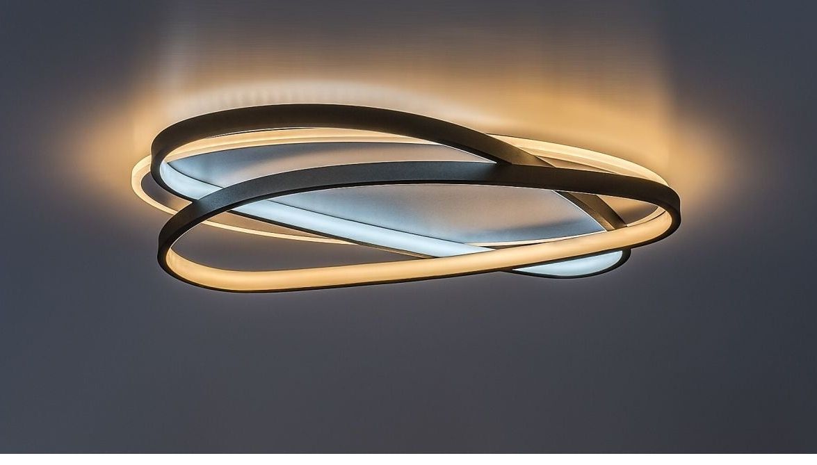 LED плафон Rabalux - Brantiel, 57W, 3000-6000K, с дистанционно, бял/черен