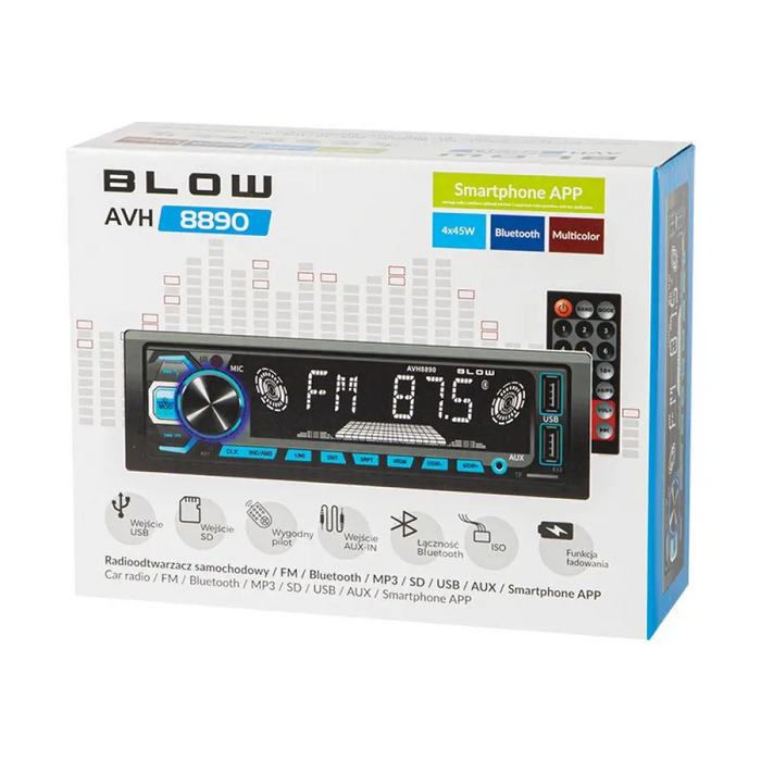 Радио BLOW AVH-8890 Car Black