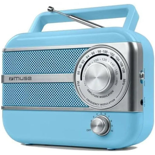 Радио Muse M056AG Син AM/FM Ретро