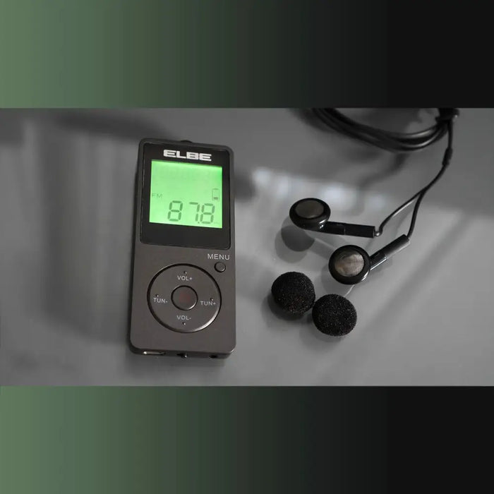 Радио преводач ELBE RF-95 Тъмно сив Спортна AM/FM