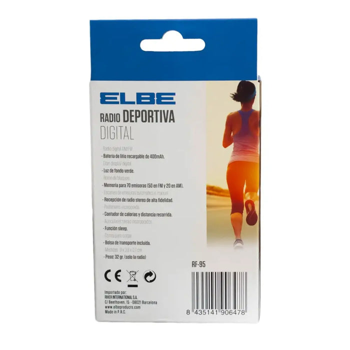 Радио преводач ELBE RF-95 Тъмно сив Спортна AM/FM