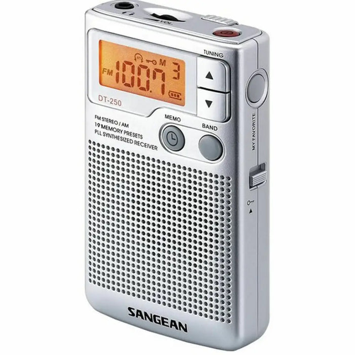 Радио Sangean DT250S Сребрист