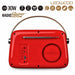 Радио-транзистор Ledwood ALMA RED Червен 30 W