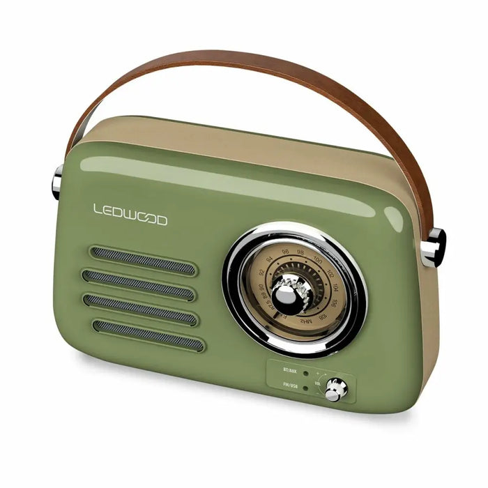 Радио-транзистор Ledwood ALMA GREY Зелен 30 W