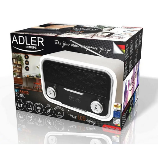 Радиостанция Adler AD 1185 Portable White