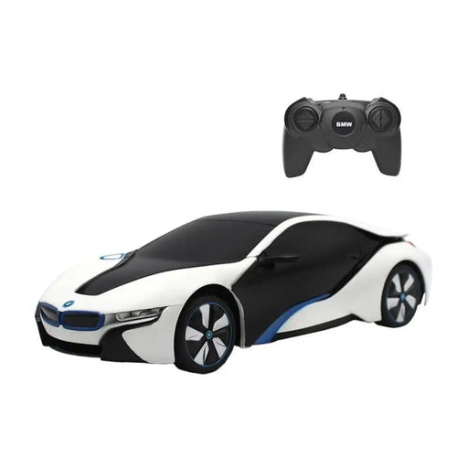 Радиоуправляема кола RASTAR R/C 1:24 BMW i8 жълто-бяла