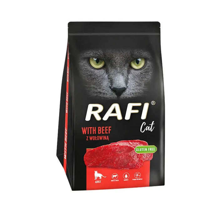 RAFI Cat с телешко - суха храна за котки - 1,5 кг