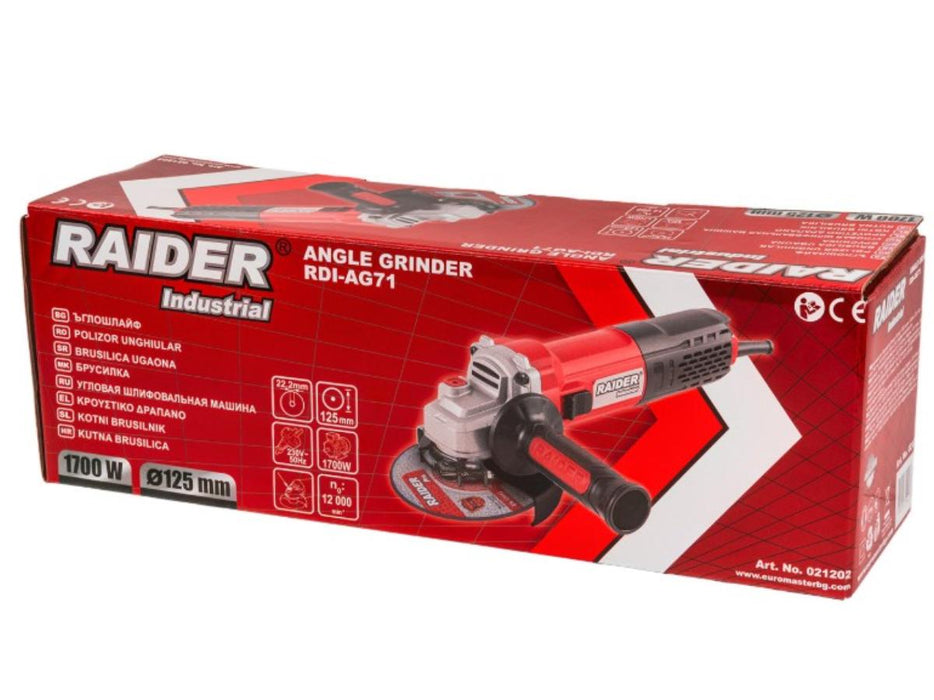 ЪГЛОШЛАЙФ 125ММ 1700W RDI-AG71 RAIDER