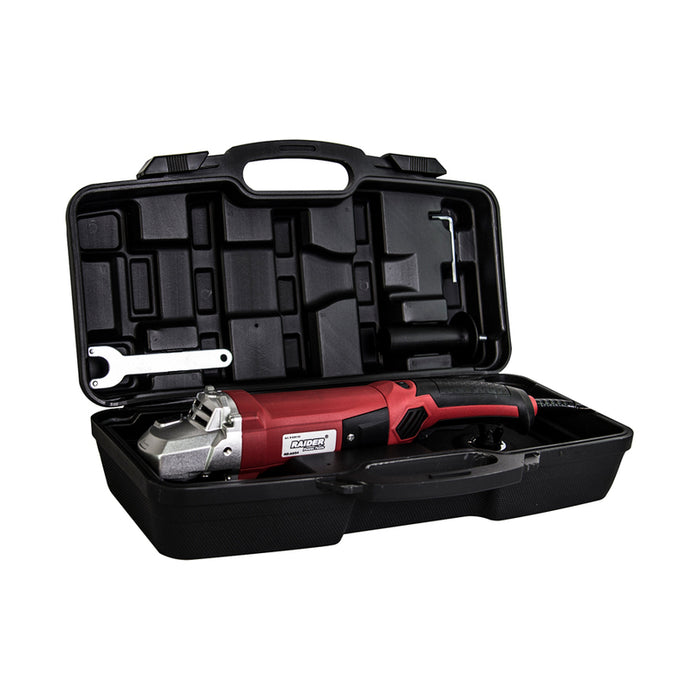 ЪГЛОШЛАЙФ RAIDER RD-AG54 125 мм, 1200 W, КУФАР