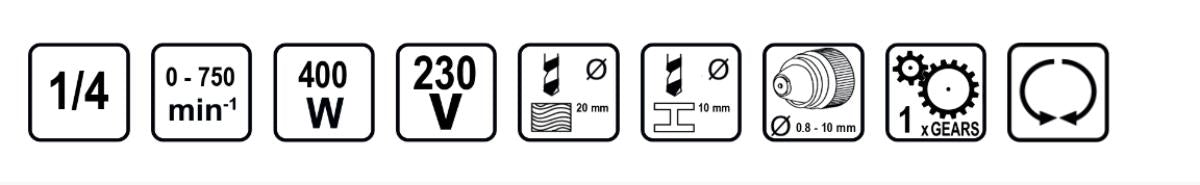ВИНТОВЕРТ ЕЛЕКТРИЧЕСКИ RD-CDD04 400 W