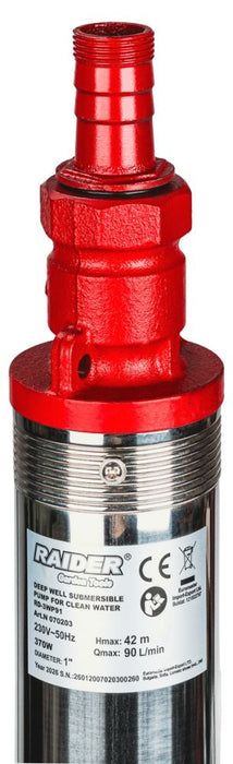 Дълбочинна помпа Raider - RD-3WP91, 370W, 6T