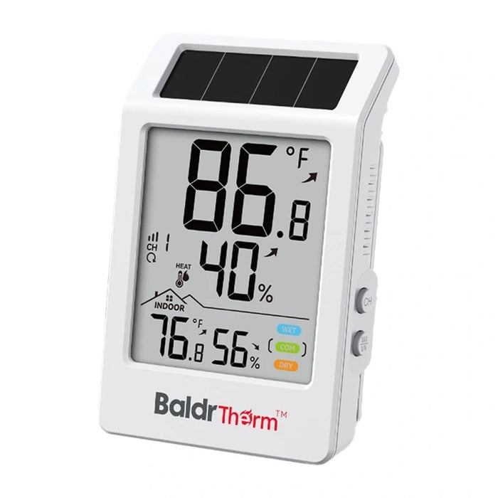 Термо-хигрометър със слънчева енергия BALDRTHERM B0707