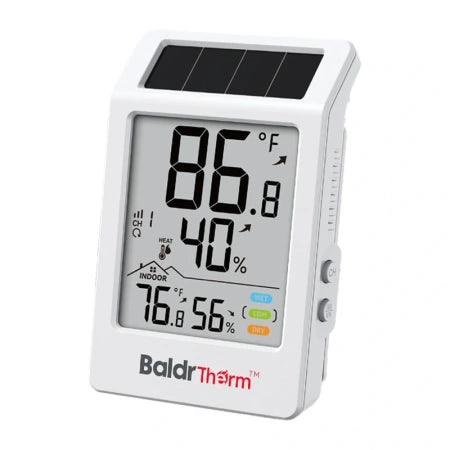 Термо-хигрометър със слънчева енергия BALDRTHERM B0707