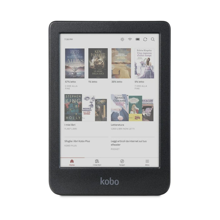 Електронна книга Rakuten N367-KU-BK-K-CK Черен 16 GB