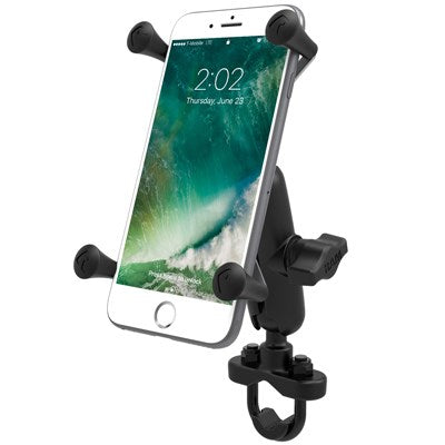 RAM Mounts X-Grip Голяма стойка за телефон с U-образна основа за кормило