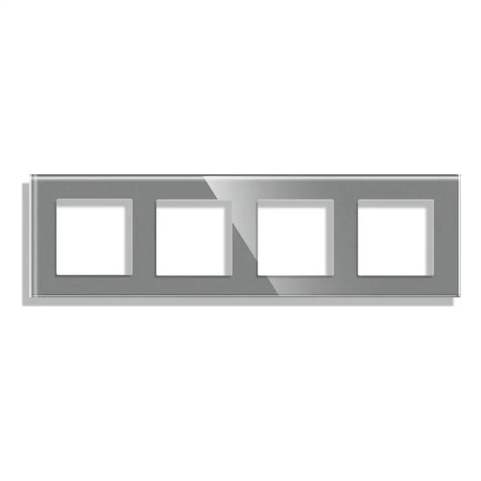 РАМКА ЧЕТВОРНА СТЪКЛО СИВ LUXON