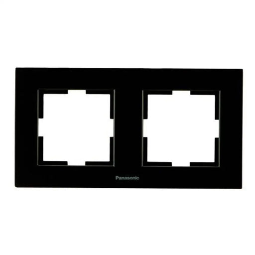 РАМКА ДВОЙНА ЧЕРНА PANASONIC KARRE PLUS