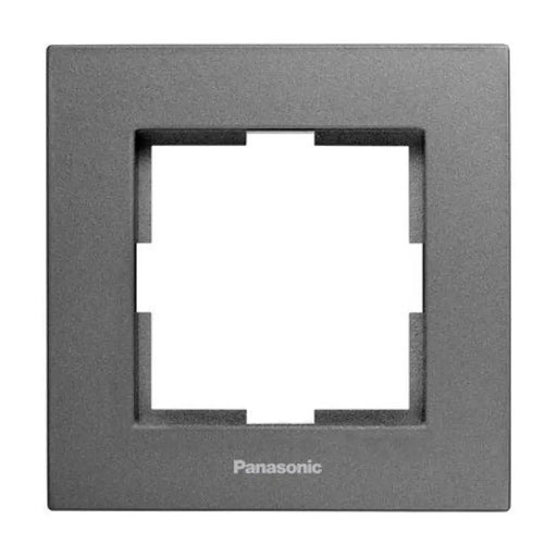 РАМКА ЕДИНИЧНА PANASONIC KARRE + ТЪМНОСИВ