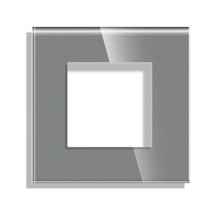 РАМКА ЕДИНИЧНА СТЪКЛО СИВА LUXON