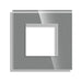 РАМКА ЕДИНИЧНА СТЪКЛО СИВА LUXON