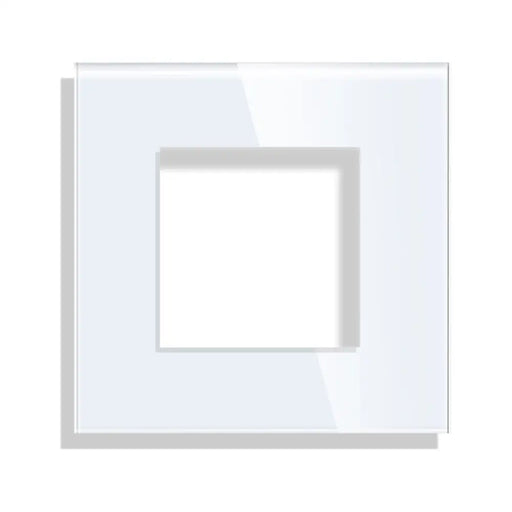 РАМКА ЕДИНИЧНА СТЪКЛО БЯЛА LUXON