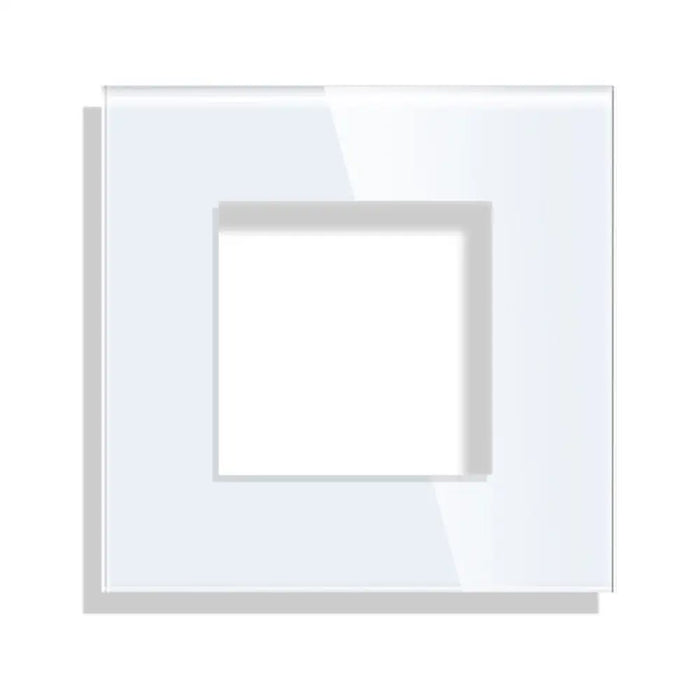 РАМКА ЕДИНИЧНА СТЪКЛО БЯЛА LUXON