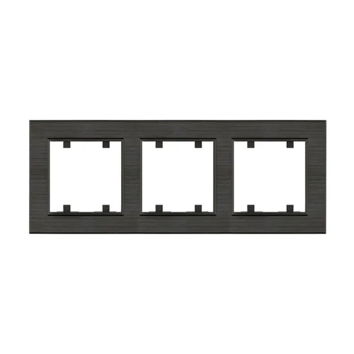 РАМКА ТРОЙНА ГРАФИТ MAKEL KAREA LINE