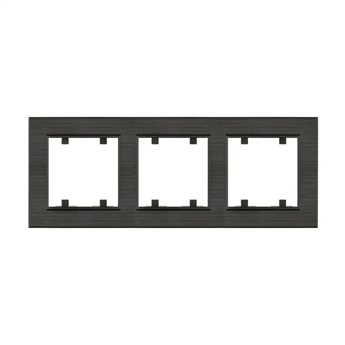 РАМКА ТРОЙНА ГРАФИТ MAKEL KAREA LINE