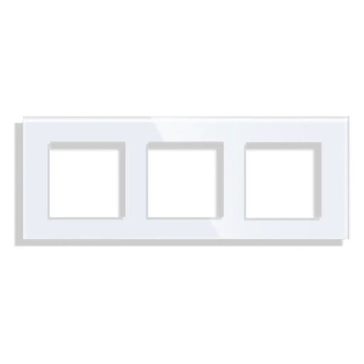 РАМКА ТРОЙНА СТЪКЛО БЯЛ LUXON