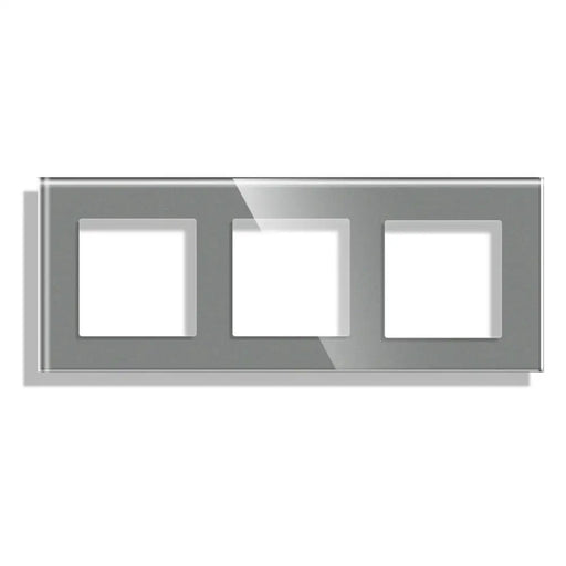 РАМКА ТРОЙНА СТЪКЛО СИВ LUXON