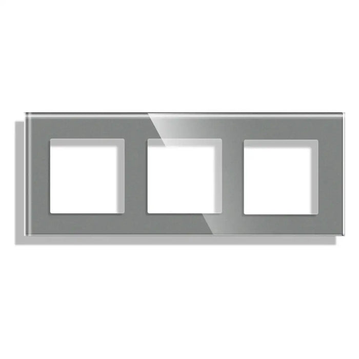 РАМКА ТРОЙНА СТЪКЛО СИВ LUXON